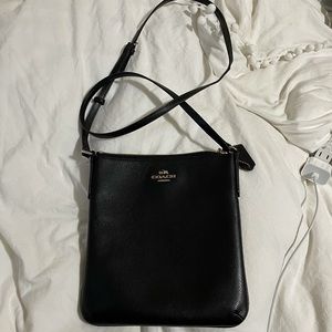 Black cross body coach bag